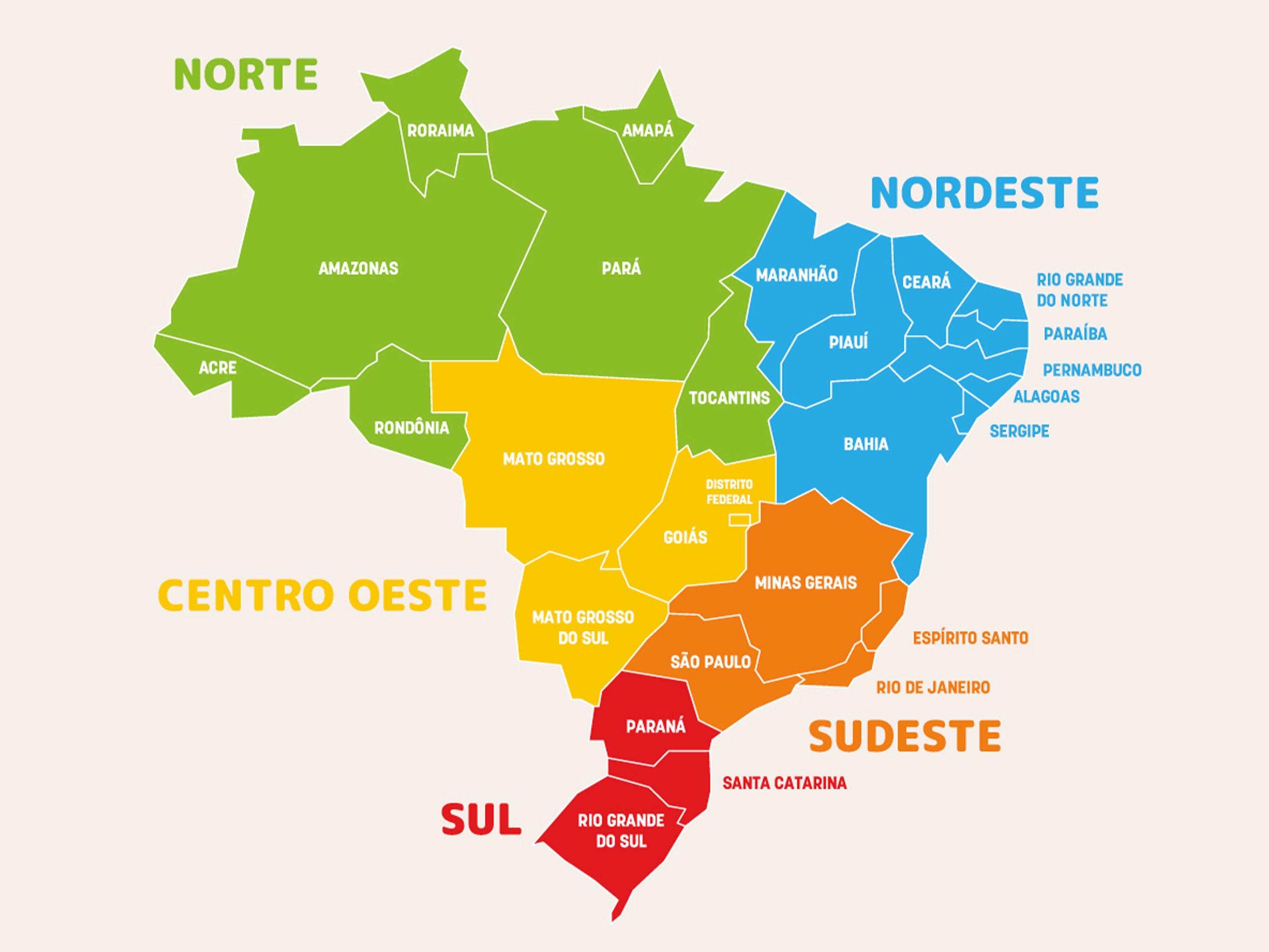 Mapa Do Brasil GEOGRAFIA